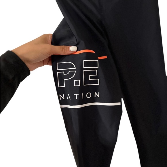 REVOLVE P.E Nation Black Orange Yoga Pants Leggings - Picture 5 of 8
